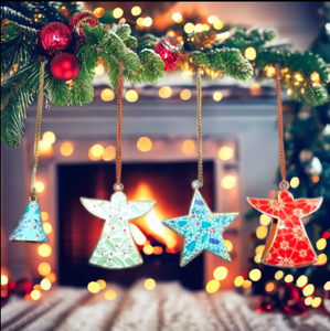 Premium Customised Brass Hanging Star Novel <b>Christmas</b> Tree Stand Accessories Low Price Wood <b>Gift</b> <b>Stocking</b> <b>Stuffer</b> Xmas Novelty - Product Image 5