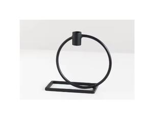 Bougeoir décoratif en métal tendance avec support doré à bougie unique pour pot de bougie unique de table décor de mariage fait à la main - Product Image 3