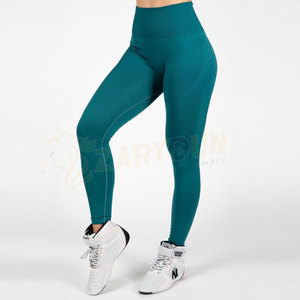 Women's Custom Made 240 GSM Polyester Sports <b>Legging</b> Breathable Quick Dry High Waist Type for Yoga Size XL <b>Low</b> MOQ Wholesale - Product Image 5