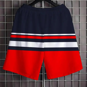 กางเกงขาสั้นชายหาดแฟชั่น แห้งเร็ว ระบายอากาศ กันน้ำ สำหรับฤดูร้อน สไตล์ลำลอง รับผลิตตามแบบ (OEM) พิมพ์ลายดิจิทัล สำหรับผู้ใหญ่ - Product Image 4