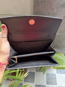 Nouvelle arrivée usiné à la main sculpture pochette élégant en cuir soleil fleur portefeuille multi-usages portefeuilles en cuir occidental - Product Image 6