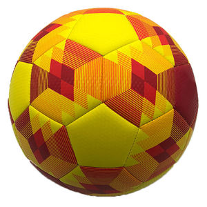 Diseño Pu Tamaño oficial Balón de fútbol paquistaní Máquina Cosido Balón de partido de Fútbol Diseño Tamaño 5 Cuero de PU Mejores balones de partido - Product Image 1
