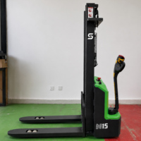 Prix Usine Chariot Élévateur Électrique 1,5 Tonne Type Marcheur Certifié CE Vente Chaude Entrepôt