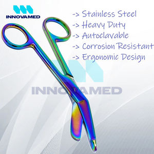 Ciseaux chirurgicaux pour pansements en acier inoxydable de qualité supérieure, autoclavables, service OEM, fabriqués au Pakistan - Product Image 2