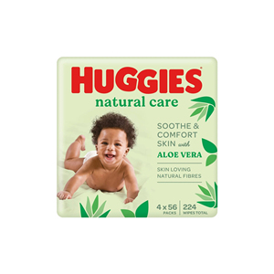 Toallitas Húmedas para Bebé con Aloe Vera Hidratante, Huggies Natural Care Suaves y Delicadas para la Piel Delicada - Product Image 3
