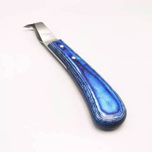 Cuchillo para Cascos Reutilizable Premium, Herramienta para Recortar Cascos de Herrador, Equipo Veterinario, Cuidado de la Salud Animal, SURGIGYNE - Product Image 3