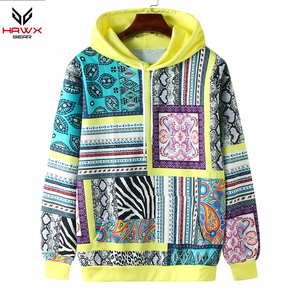 Sweat à capuche en molleton d'hiver de haute qualité pour hommes grande taille Logo personnalisé imprimé solide technique d'impression bouffante teint uni-Vente en ligne - Product Image 1