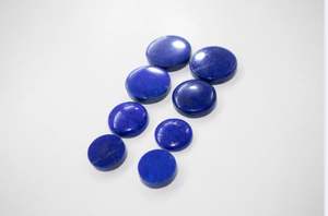 Calidad Superior azul lapislázuli cabujón piedra preciosa natural para la fabricación de colgantes pulido suelto directamente exportado fabricante - Product Image 3