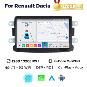 MEKEDE 8core Car dvd player Radio Stereo GPS WIFI piccolo schermo senza macchina di controllo per <span class=keywords><strong>Dacia</strong></span> Sandero <span class=keywords><strong>Duster</strong></span> Renault Captu - Product Image 1