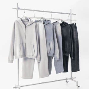 Chándal de lana personalizado: suave, cálido y duradero, perfecto para moda informal, deportes de invierno y pedidos a granel con logotipos personalizados - Product Image 1