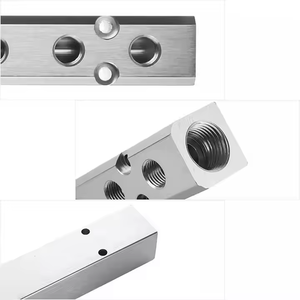 La plupart des tendances élevées sur demande personnalisé usiné CNC billette aluminium argent anodisé bloc titane alliage zinc pour l'eau - Product Image 5