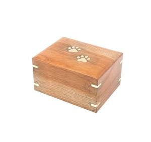 Urnes de crémation en bois cercueil d'intérieur en bois naturel pour animaux de compagnie cercueil pour animaux de compagnie urnes pour animaux de compagnie en gros à bas prix avec cadre Photo - Product Image 2