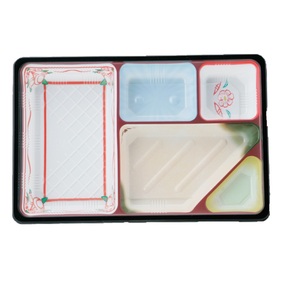 Nhật Bản giấy thực phẩm <span class=keywords><strong>container</strong></span> để đi lấy đi dùng một lần ăn trưa hộp Sushi Giao hàng nhà hàng takeout gói - Product Image 1