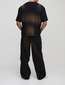 Venta al por mayor personalizado 220g ecológico algodón camiseta Unisex de gran tamaño ajuste Casual Premium 240GSM sostenible camiseta - Product Image 3