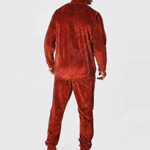 Top Quality Casual Wear <b>Men</b> Velvet tracksuit Light <b>Weight</b> <b>Men</b> Velvet tracksuit Best Selling - Product Image 2