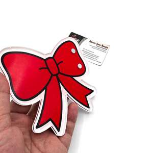 Support à cils en acrylique rouge avec nœud, outil de beauté, impression de logo personnalisée, support à cils sur mesure, prix de gros, service OEM - Product Image 3