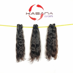 Cabello Humano Virgen al por Mayor, con Cutícula Alineada, Sin Procesar Químicamente, Ondulado Profundo, Estilos de Ondas Naturales, Económico - Product Image 3