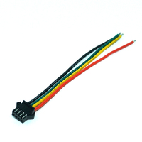 Câble de qualité supérieure avec conducteur en cuivre étamé à 4 broches, compatible PVC JST XH, ensemble de câbles avec pas de 2,5 mm, longueur personnalisable