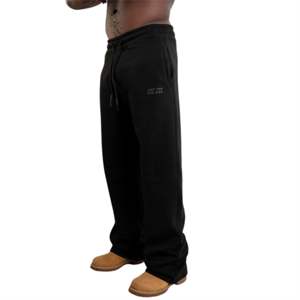 Básico Puff Drop Jogger | Pantalones de chándal de pierna ancha de peso pesado 380 GSM | Impresión 3D Puff, Cintura elástica | 80% Algodón 20% Poliéster - Product Image 5