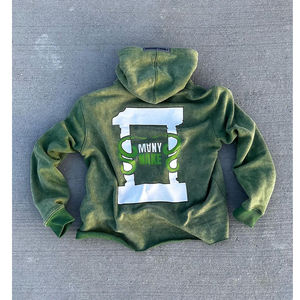 Custom Hoodie and Sewatpants Set Jogger Sweatsuit Distressed Embroidery <b>Applique</b> <b>Patch</b> Acid Washed Women Men Tracksuit - Product Image 6