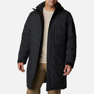 Vestes lourdes personnalisées pour hommes Manteaux d'hiver longs et durables avec rembourrage de la meilleure qualité Vestes élégantes à bulles longues et à fermeture éclair - Product Image 2