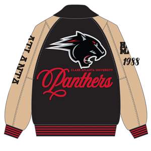 Clark Atlanta University Varsity Jacket Panthers Mascot HBCU Made 1988 Winter Tribute Custom High Street Collegiate Apparel - Product Image 5