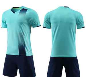 Maillots de football pour adultes en gros, impression personnalisée, unisexe, manches courtes, maillots de football respirants, séchage rapide, 100% polyester - Product Image 6