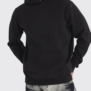 Vente en gros de sweat à capuche mélangé personnalisé imprimé de dos de couleur noire de haute qualité 2025 pour hommes sweats à capuche en tissu surdimensionné - Product Image 4