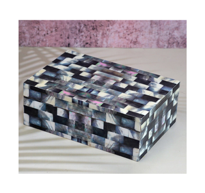 Boîte à bijoux en nacre, artisanale, traditionnelle, rectangulaire, en nacre, prix les plus bas - Product Image 1