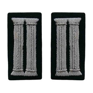 Services administratifs de haute qualité Garget Blue General Collar Tabs en nylon durable Polyester Collar Badges Ronpex - Product Image 3