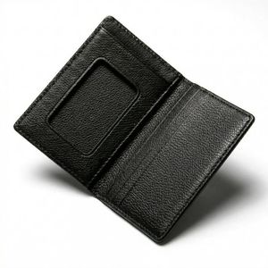 Leather Card Holder for Business Cards Credit Cards & ID-Fashionable Printed Design - Product Image 1