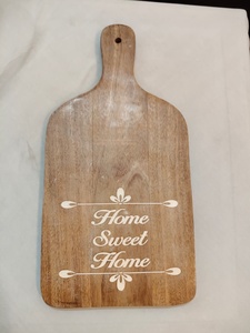 Tabla de cortar de madera natural para cocina, para cortar verduras, frutas y carne, duradera, ecológica, segura, con acabado liso. - Product Image 2