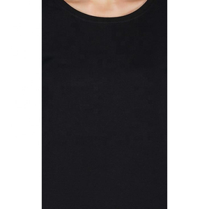 Superventas de las mujeres de alta calidad de algodón gimnasio ropa deportiva de gran tamaño Borgoña Camisetas cuello redondo XL estampado Casual Crop verano deportes - Product Image 6