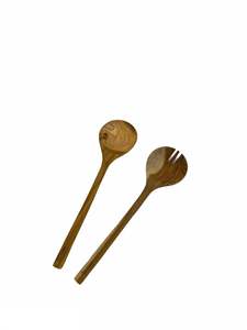 Affordable Best Quality Wood with Resin Salad <b>Serving</b> <b>Spoon</b> Wooden Fork Salad <b>Serving</b> Cutlery Tableware Customizable Pair of 2 - Product Image 3