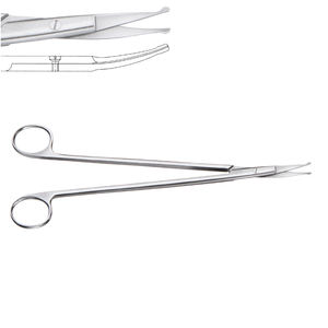 Tijeras Vasculares Baby-Hegemann de la Mejor Calidad, MEDIHEAL SURGICAL CORPORATION, MSC-H-2650, Acero Inoxidable, Acabado Pulido, Hoja Curva - Product Image 3