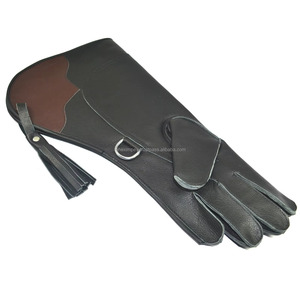 Gants de fauconnerie en cuir de vache de qualité supérieure Design moderne avec protection double couche pour une manipulation sûre des oiseaux pendant la chasse - Product Image 6