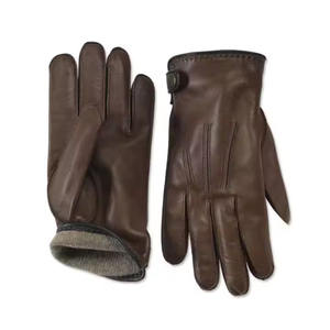 Gants d'habillage en cuir de mouton de haute qualité pour l'hiver, vêtements quotidiens à la mode et sports de plein air pour la conduite - Product Image 1