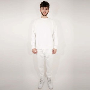 Chándal de lana con cuello redondo para hombre, suave y cómodo, ideal para actividades al aire libre y trajes de invierno - Product Image 1