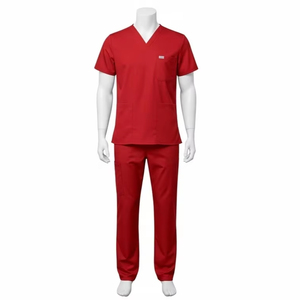 Conjuntos de Uniformes Médicos para Hombre, Spandex, Poliéster Elástico, Uniforme Médico Transpirable y Ligero, Ropa de Trabajo para el Sector Salud, Ropa de Clínica - Product Image 5