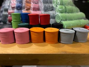 ผ้าพันมือสำหรับชกมวยคุณภาพพรีเมียม ป้องกันข้อมือสำหรับศิลปะการต่อสู้ ผลิตจากผ้าฝ้าย/ไนลอน ระบายอากาศได้ดี ขนาด 5ซม.*2.5ม./3ม./5ม. สำหรับฝึกซ้อม - Product Image 5