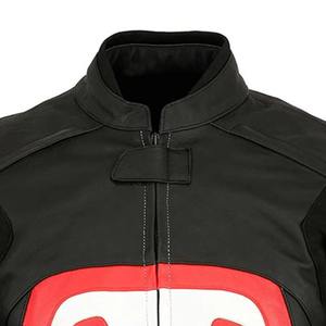 <b>White</b> Genuine Leather Motorcycle <b>Jackets</b> All Seasons High Quality OEM Design Custom Cordura Waterproof Unisex Motorbike <b>Jacket</b> - Product Image 5