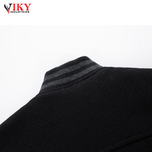 VIKY INDUSTRIES-Chaqueta de béisbol con estampado personalizado para hombre, chaqueta ajustada informal para primavera y otoño - Product Image 4