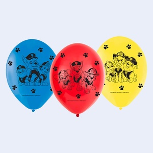 Palloncini in lattice Paw Patrol 22,8 cm 6 pezzi Decorazioni per feste - Product Image 1