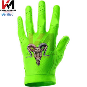 Gants de football américain entièrement personnalisables Gants de football américain professionnels de haute qualité 100% de haute qualité - Product Image 2