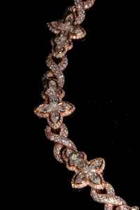 Collar de Cadena Cubana con Mariposa de Moissanita con Incrustaciones de Lujo, Chapado en Rodio, Estilo Hip Hop, Joyería Ortodoxa para Regalo y Fiesta - Product Image 6