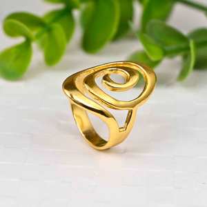 Anneau en laiton brut, anneau en laiton massif, anneau réglable, anneau brut, base d'anneau, cerceau en laiton brut, connecteur de boucle, accessoires en laiton brut - Product Image 2