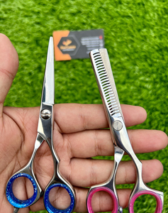 Ciseaux de coiffure professionnels OEM Kit de coupe de cheveux Caractéristique de sécurité Outil d'amincissement des cheveux droits Fournitures de coiffure - Product Image 2