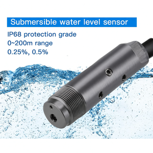 Sensor de Nivel de Agua Sumergible GLT500 IP68 4~20mA RS485 de Acero Inoxidable 316LSS 1~200m H2O para Ríos y Lagos - Product Image 4