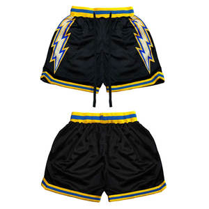 Short en maille de basket-ball vintage personnalisable pour femme, uniforme noir sublimé, séchage rapide et respirant pour les sports d'été - Product Image 3
