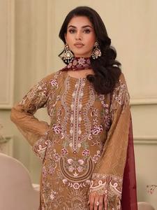 2025 Collections indien et pakistanais marque Salwar Kameez robes exportation qualité tissu fête porter pour dames - Product Image 4